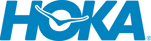 HOKA logo, official sponsor of the Anchor Down Ultra Marathon.